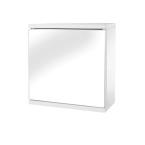 11-7/8 in. Simplicity Single Door Mirrored Cabinet in White