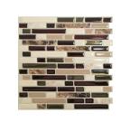 10.13 in. x 10 in. Peel and Stick Bellagio Mosaik Decorative Wall Tile