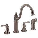 Waterhill 2-Handle Kitchen Faucet in Oil-Rubbed Bronze