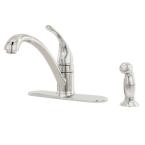 Torrance Single-Handle Side Sprayer Kitchen Faucet in Chrome