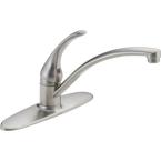 Foundations 1-Handle Kitchen Faucet in Stainless