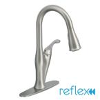 Benton Single-Handle Pull-Down Sprayer Kitchen Faucet featuring Reflex in Spot Resist Stainless