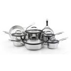 Gourmet 12-Piece Stainless Steel Cookware Set
