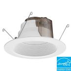 6 in. Recessed White Baffle LED Downlight
