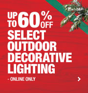 Up To 60% OFF Decorative Lighting
