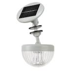6 in. Crown Solar LED Shed Light with Adjustable Solar Panel