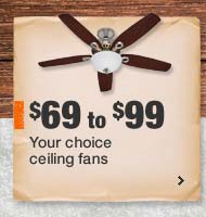 Your Choice Ceiling Fans Savings