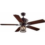 Milton 52 in. Indoor/Outdoor Oxide Bronze Patina Ceiling Fan