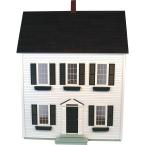 White Classic Colonial Dollhouse