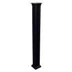 48 in. Black Post Kit - Cap and Molding Included