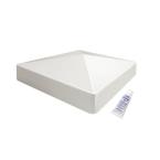 4 in. x 4 in. Vinyl Pyramid Post Top with Gule