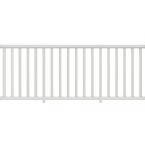 2-3/4 in. x 36 in. x 7 ft. 7-1/2 in. Vinyl White Structure Rail with Square Balusters