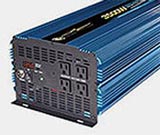 Power inverters convert battery power to AC power needed to run appliances and tools while you're off the grid