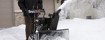 Learn more about snow blowers and snow plowers