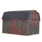 Meadowbrook 10 ft. x 12 ft. Wood Storage Shed Kit includes Floor without 4x4 Runners