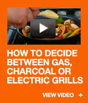 how to decide between gas, charcoal or electric grills