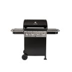 4-Burner Convective Propane Gas Grill with Side Burner