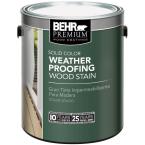 1-Gal. White Solid Weatherproofing Wood Stain