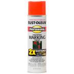15 oz. 2X Fluorescent Red Orange Marking Spray Paint