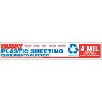 10 ft. x 100 ft. Clear 4 mil Plastic Sheeting