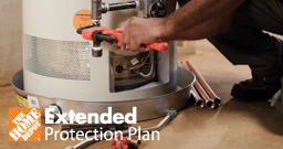 Home Depot associate discussing extended protection plans