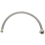 3/8 in. OD x 7/8 in. BC x 12 in. Toilet Supply Line Braided Stainless Steel