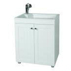 All-in-One 27 in. Composite Laundry Sink and Cabinet
