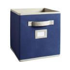 10-1/2 in. x 11 in. Blue Fabric Drawer