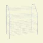 4-Tier 12-Pair Ventilated Wire Rack
