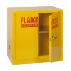 35 in. W x 35 in. H x 22 in. D Freestanding Steel Cabinet in Yellow