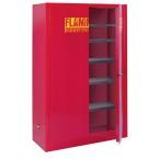 43 in. W x 65 in. H x 18 in. D Freestanding Steel Cabinet in Red
