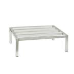 20 in. D x 60 in. L x 8 in. H Aluminum Stationary Dunnage Rack