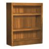 Midas Single Wide 3-Shelf Dry Oak Bookcase