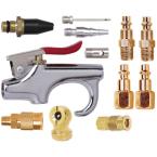 12-Piece Brass Air-Compressor Accessory Kit