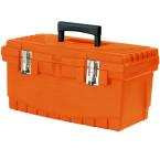 Homer 19 in. Plastic Tool Box, 19.3 in. W x 10.2 in. D x 9.7 in. H, with Metal Latches and Removable Tool Tray