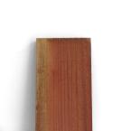 11/16 in. x 7 1/2 in. x 5 ft. FSC Certified Redwood Con Common Flat Top Picket