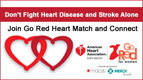 Go Red Heart Match Widget Image 2