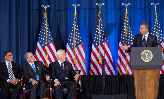 President Barack Obama delivers remarks to the Nunn-Lugar Cooperative Threat Reduction symposium (December 3, 2012)