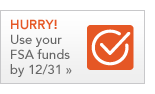 Hurry! Use your FSA funds by 12/31