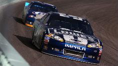 Johnson and Keselowski battle; slow stop for the Blue Deuce