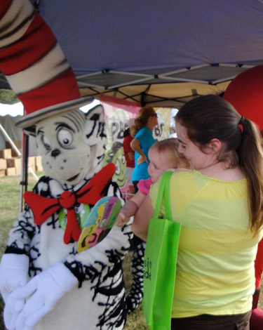 The Cat in The Hat at the Book Festival