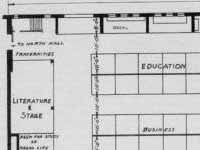 Floor Plan of the Chicago Coliseum, Where the Diamond Jubilee Exposition was Held July 4 - September 2, 1940