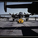 A fast, hard-hitting new A-20 [i.e., B-25] attack bomber is brought for a test hop to the flight line at the Long Beach, Calif., plant of Douglas Aircraft Company (LOC)
