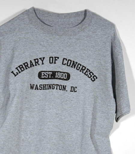 Library of Congress Athletic T-shirt