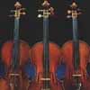 Thumbnail image of Three violins from a collection of seven 
Cremonese stringed instruments