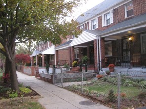 ** ONE TIME USE ONLY, USE WITH REAL ESTATE FEATURE ONLY**   
The Fort Totten neighborhood's single family homes are virtually all well-kept row houses or duplexes with small, neat yards.  
(Photo by Amanda Abrams  FTWP)