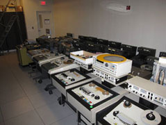 The Library's equipment supply room