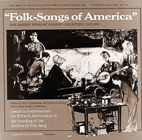 Folk Songs of America original LP cover