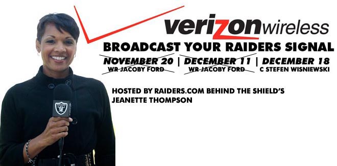 Verizon's Broadcast Your Raiders Signal