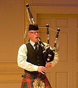 Piper Robert Watt performs as part of the Rediscover Northern Ireland Programme, May 23, 2007